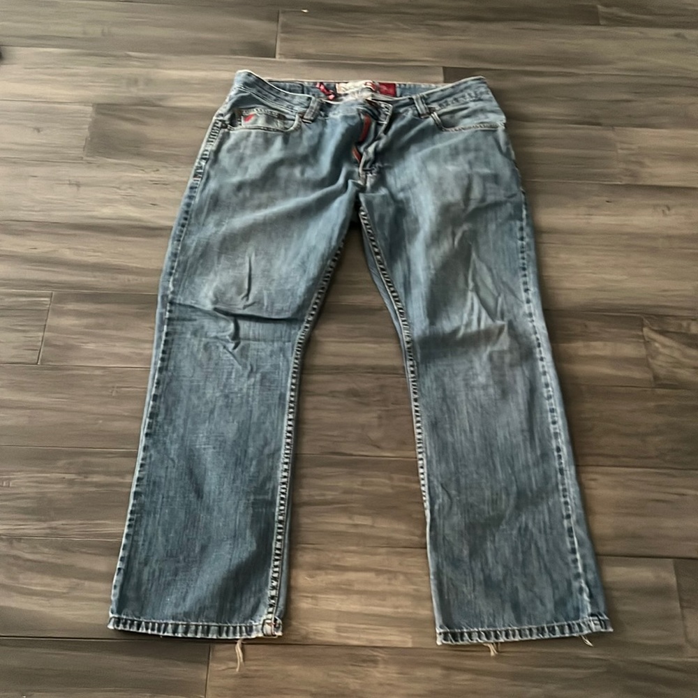 Quicksilver jeans vintage ..34 by 30.. worn… $25..